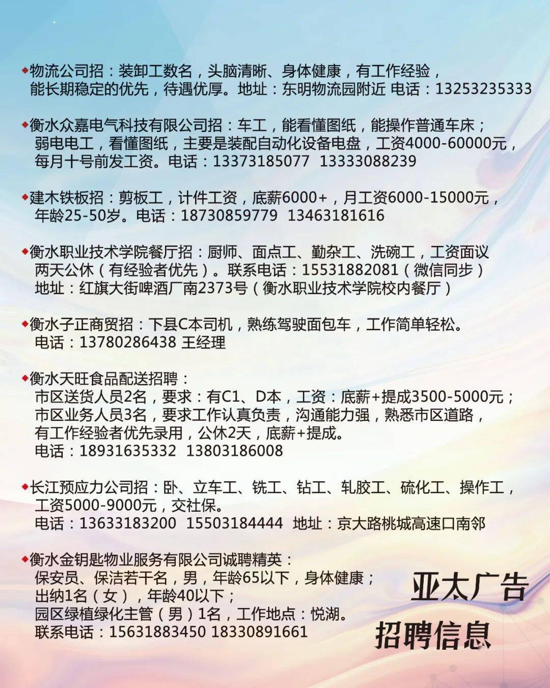 武清最新招聘信息,武清最新招聘信息概览